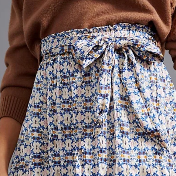 ANTHROPOLOGIE | Teresea Textured Satin Midi Skirt | NWT - Picture 4 of 6